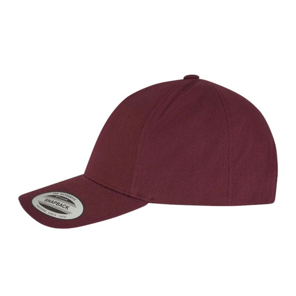 Flexfit 5 Panel  Classic Baseball Cap / Maroon